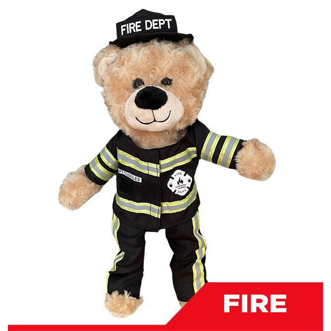 Capt Cuddles Firefighter Teddy Bear - ZZZ BEARS - 