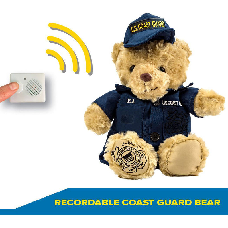 Recordable Coast Guard Bear - ZZZ BEARS - 