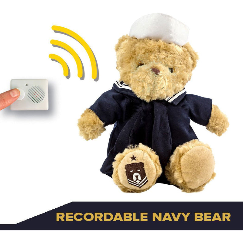 Recordable Navy Bear - ZZZ BEARS - 
