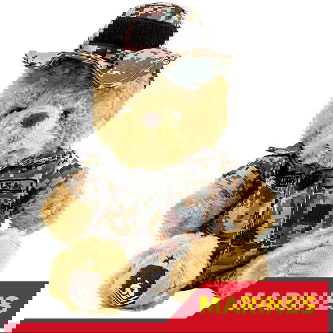 Sgt. Sleeptight - Marine Teddy Bear Camouflage - ZZZ BEARS - 